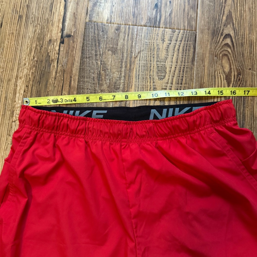 NWT Nike Dri-FIT Shorts Mens Large Red Ole Miss Rebels Training Athletic NEW! - Picture 8 of 8